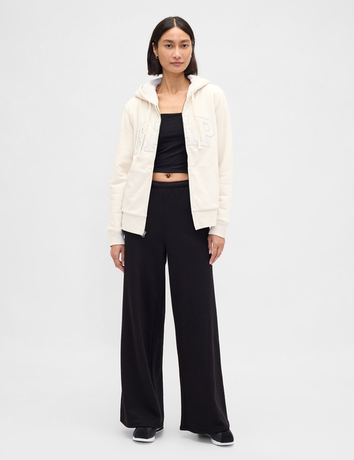 Relaxed Gap Logo Sherpa-Lined Zip Hoodie