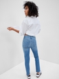 Mid Rise Slim Boyfriend Jeans