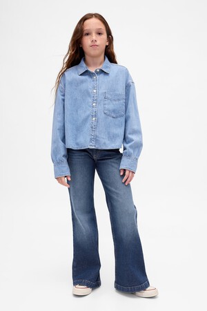 Kids Low Rise Relaxed Flare Jeans