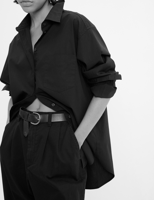 Organic Cotton Poplin Big Shirt