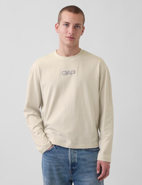 Relaxed Gap Logo Crop T-Shirt