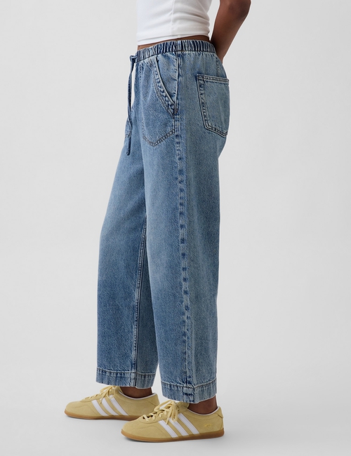 Low Rise '90s Loose Easy Crop Jeans
