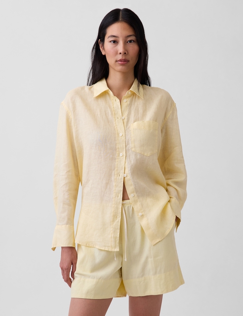 100% Linen Oversized Shirt