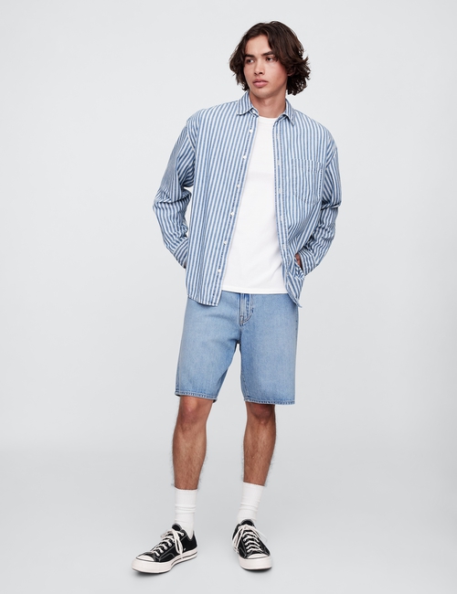 9" SuperSoft Loose Denim Shorts