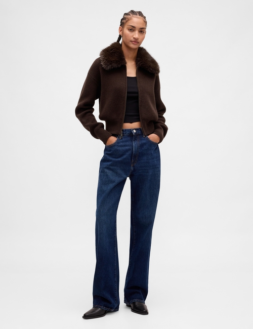 CASHSOFT FUR ZIP UP