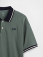 Kids Oversized Gap Logo Pique Polo Shirt