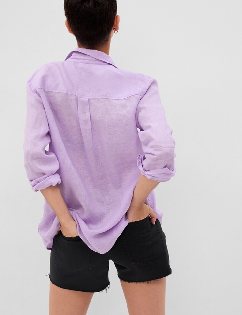 Linen Boyfriend Shirt