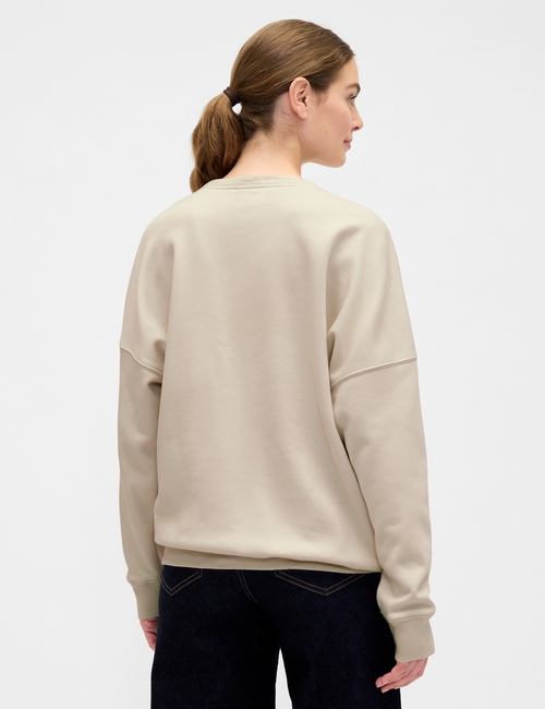 V-LOGO OVERSIZED CREW