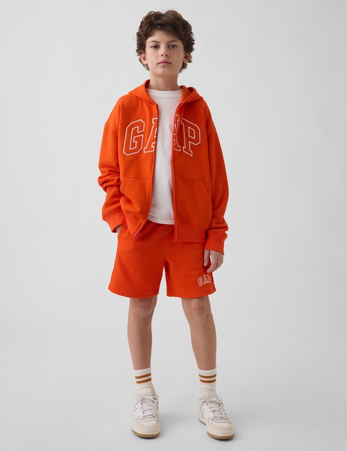 Kids Relaxed Gap Logo French Terry Pull-On Shorts