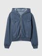 Oversized Fleece Zip Hoodie