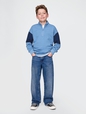 Kids Vintage Soft Half-Zip Logo Pullover