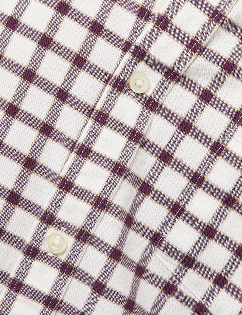 قميص أكسفورد بقصة عادية