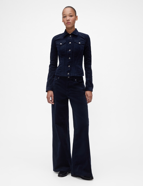 GAP STUDIO LOW RISE WIDE LEG CORD 5 PKT