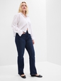 Mid Rise Baby Boot Jeans
