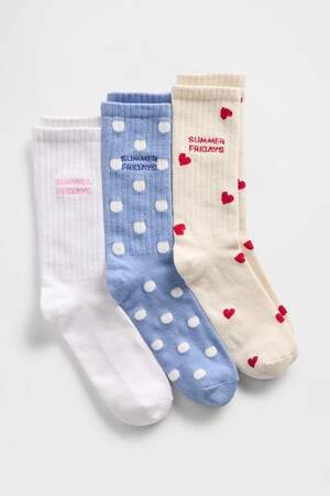 GAP X SUMMER FRIDAYS 3 PACK SOCKS GIFT SET