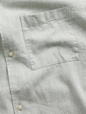 Linen-Cotton Relaxed Straight-Hem Shirt
