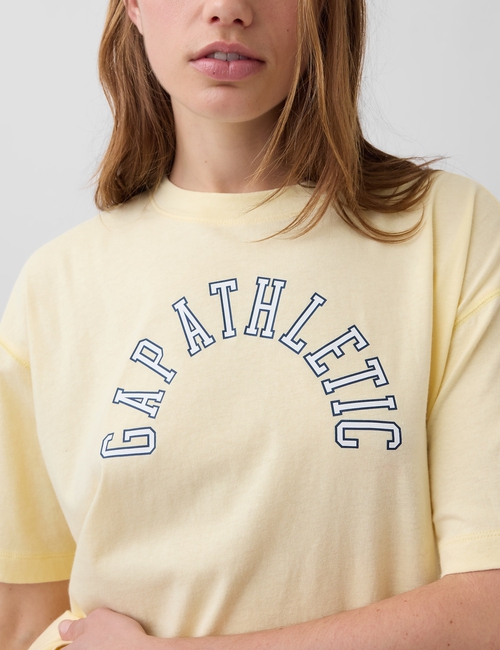 Organic Cotton VintageSoft Athletic Logo Tunic T-Shirt