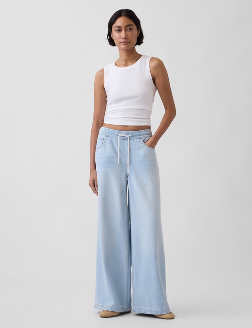 Mid Rise UltraSoft Easy Baggy Jeans