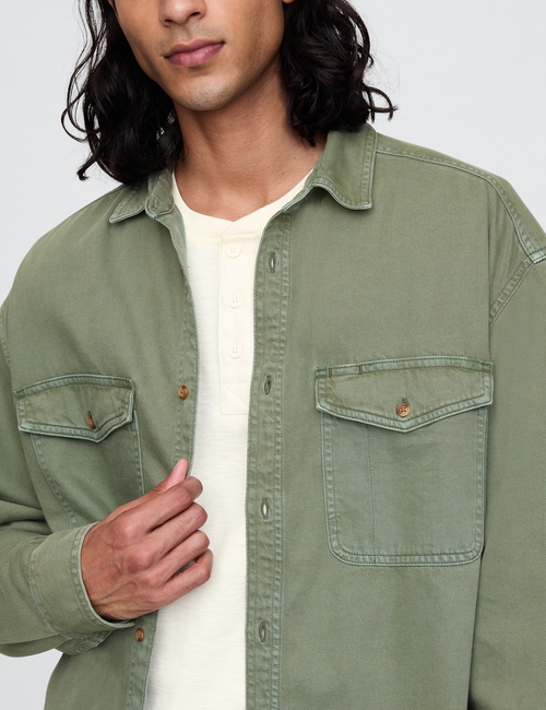 LS DENIM ULTRASOFT BIG SHIRT