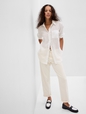 Linen Boyfriend Shirt