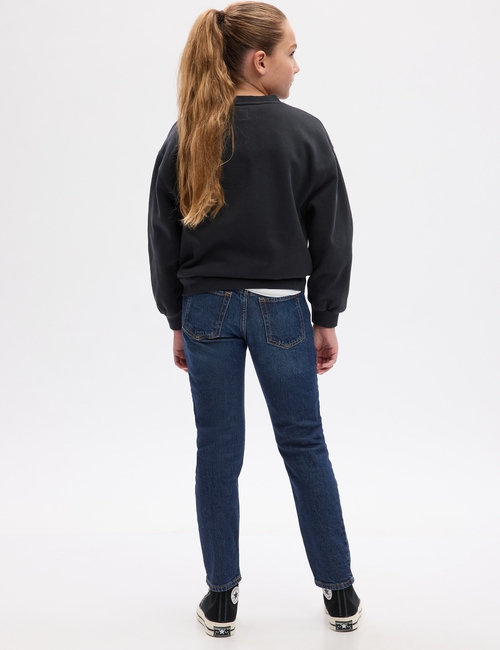 Kids Mid Rise Girlfriend Jeans