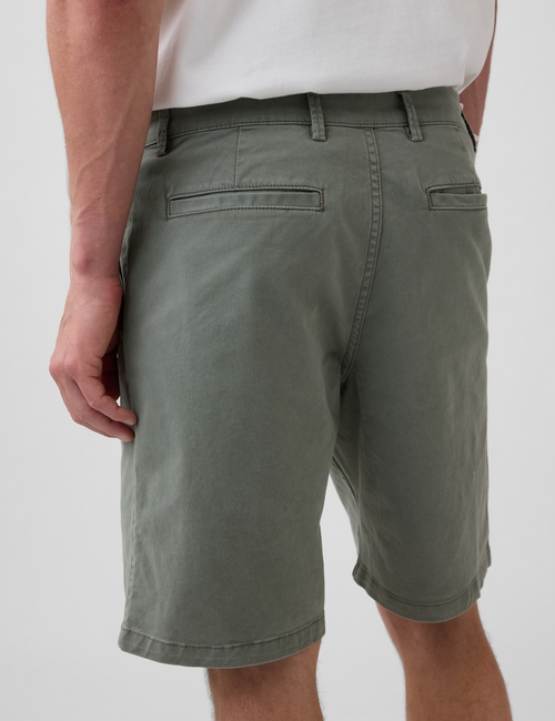 9" Essential Khaki Shorts
