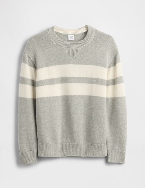 LS STRIPE COTTON CREW