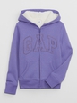 Kids Gap Logo Sherpa Zip Hoodie