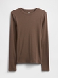 Essential Ribbed Crewneck T-Shirt