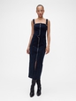 GapStudio Corduroy Belted Midi Dress
