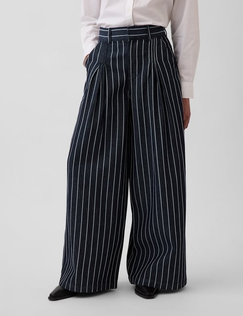 Gap × HFR Extra High Rise Stripe Denim Trousers by LaTouché
