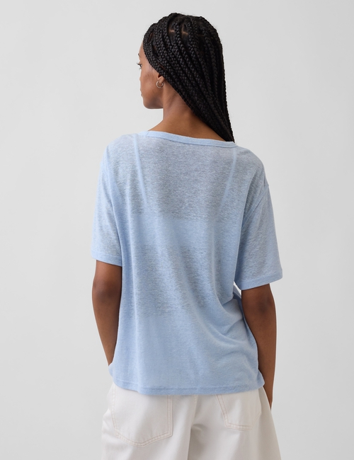 SS LINEN OVERSIZED TEE