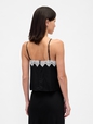 Lace-Trim Crop Cami