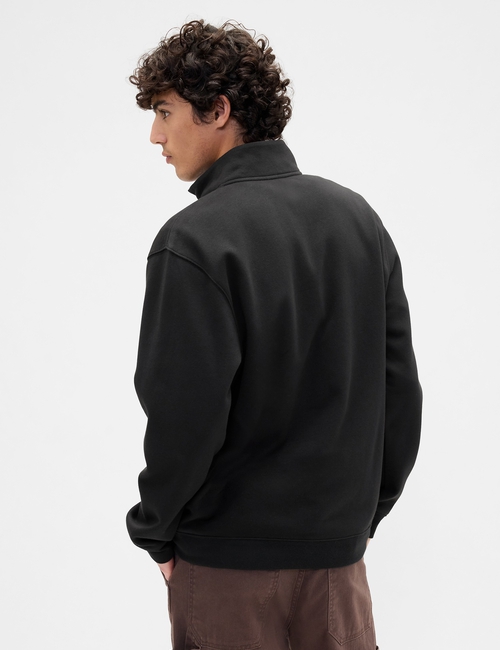 Relaxed Gap Logo Quarter-Zip Sweatshirt
