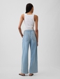 High Rise Wide-Leg Sweatpant Jeans