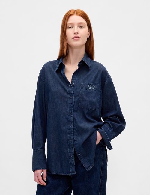 UltraSoft Denim Big Shirt
