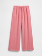 V-EASY WIDE LINEN PANT