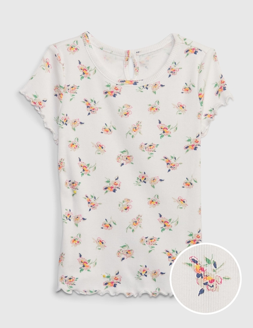 تي شيرت مضلع للأطفال بسن المشي