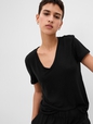 Linen-Blend T-Shirt