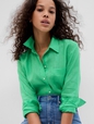Linen Boyfriend Shirt