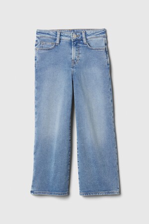 Kids High Rise SuperSoft Wide-Leg Ankle Jeans