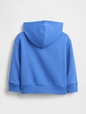babyGap Relaxed Logo Print Zip Hoodie