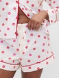 GAP X SUMMER FRIDAYS PRINTED POPLIN PJ SHORT LIPS