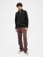 Relaxed Gap Logo Quarter-Zip Sweatshirt