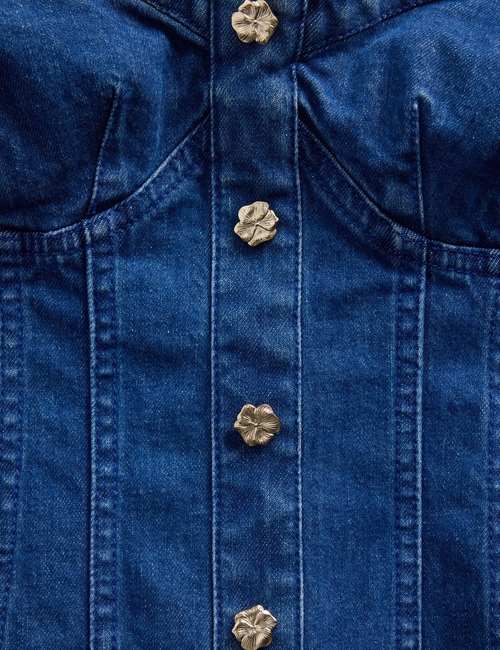 Gap × HFR Denim Corset Top by Atelier Ndigo