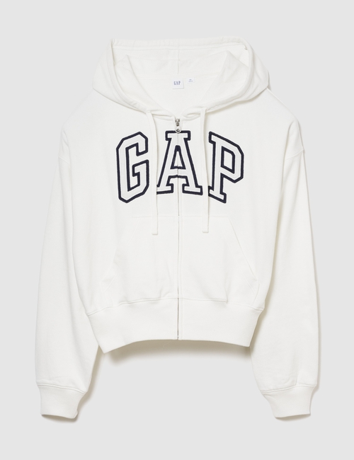 Oversized Gap Logo French Terry Zip Hoodie