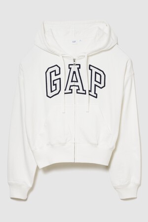 Oversized Gap Logo French Terry Zip Hoodie