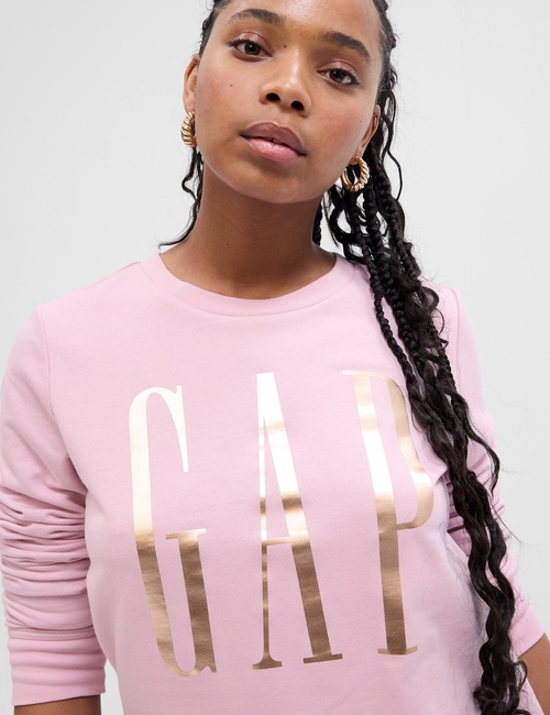 Metallic Gap Logo Sweatshirt