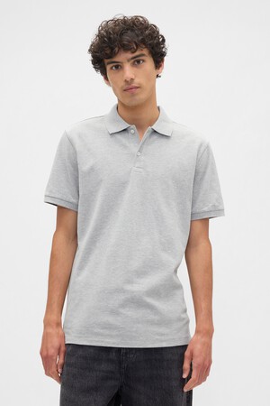 V-STRETCH PIQUE POLO - SOLID