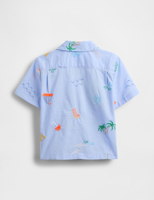Baby & Toddler Organic Cotton Cabana Shirt